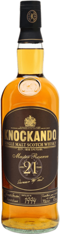 135,95 € Free Shipping | Whisky Single Malt Knockando Master Reserve 21 Years