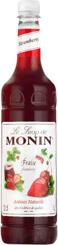 Free Shipping | Schnapp Monin Sirope Fresa PET France 1 L Alcohol-Free