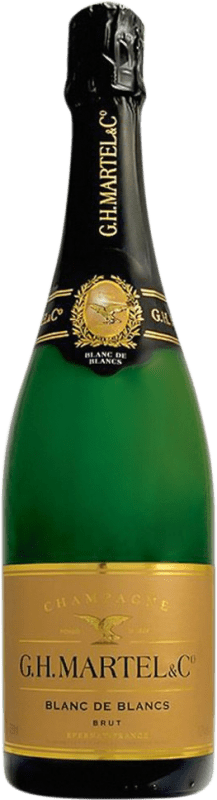 53,95 € | Белое игристое G.H. Martel Blanc de Blancs A.O.C. Champagne шампанское Франция Chardonnay 75 cl