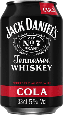 飲み物とミキサー 12個入りボックス Jack Daniel's Old Nº 7 Mixed Cola アルミ缶 33 cl