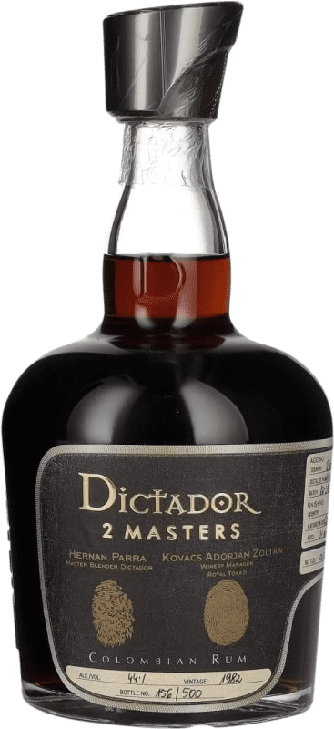 送料無料 | ラム Dictador 2 Masters Royal Tokaji コロンビア 70 cl