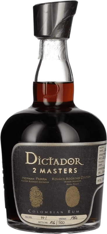 Free Shipping | Rum Dictador 2 Masters Royal Tokaji Colombia 70 cl