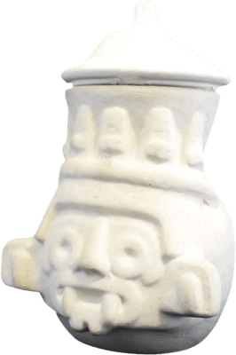 Tequila La Cofradía Tlaloc Cerámica Extra Añejo Medium Flasche 50 cl