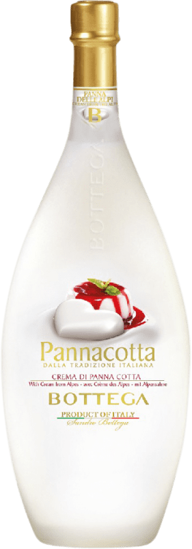 Kostenloser Versand | Cremelikör Bottega Pannacotta Italien Medium Flasche 50 cl