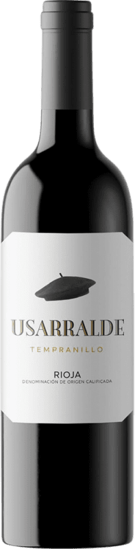 Envío gratis | Vino Tinto Usarralde Châpeau D.O.Ca. Rioja La Rioja España Tempranillo 75 cl