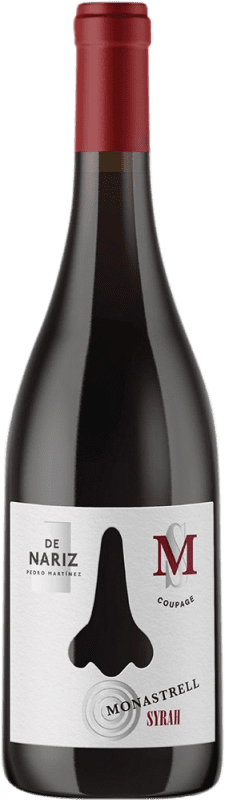 11,95 € | Vino tinto De Nariz Coupage Monastrell Syrah D.O. Yecla Región de Murcia España Syrah, Monastrell 75 cl