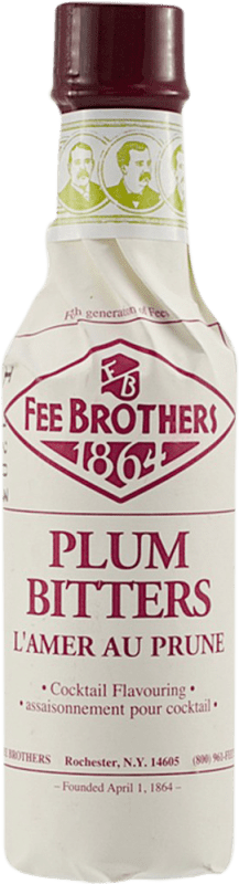 Envio grátis | Schnapp Fee Brothers Bitter Plum Estados Unidos Garrafa Pequena 15 cl