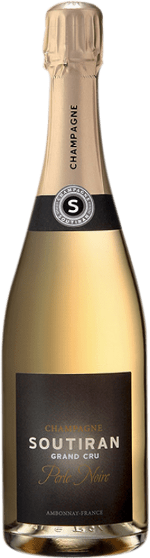 送料無料 | 白スパークリングワイン Soutiran Perle Noire Grand Cru A.O.C. Champagne シャンパン フランス Pinot Black 75 cl