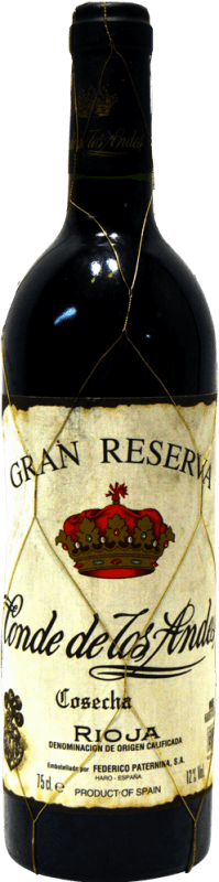 49,95 € Free Shipping | Red Wine Paternina Conde de los Andes Grand Reserve — Long Barrel-Aged 1991 D.O.Ca. Rioja Collector's Item Not for Consumption