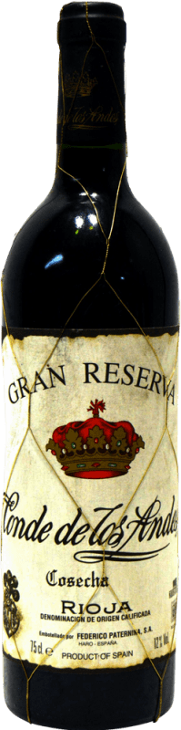 Envío gratis | Vino tinto Paternina Conde de los Andes Ejemplar Coleccionista Gran Reserva 1991 D.O.Ca. Rioja La Rioja España 75 cl