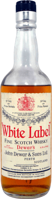 Blended Whisky Dewar's White Label Varma 1970's 75 cl Sammlerstück Nicht zum Verzehr Geeignet