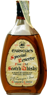 Whisky Blended Carnegie & Sons Special Reserve Collector's Specimen 1960's Reserve 75 cl