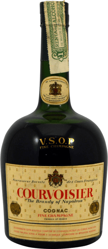 44,95 € | Cognac Conhaque Courvoisier V.S.O.P. Espécime de Colecionador década de 1970 A.O.C. Cognac Espanha 75 cl