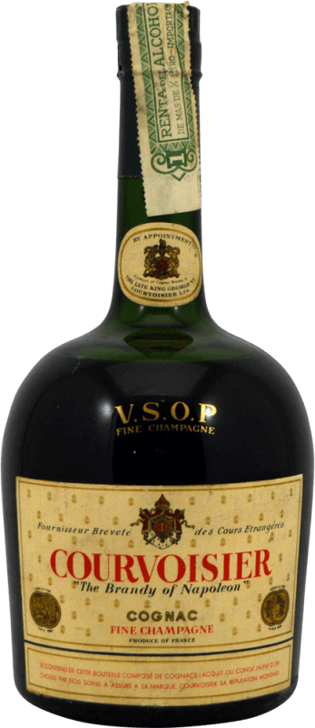 Free Shipping | Cognac Courvoisier V.S.O.P. Collector's Specimen 1970's A.O.C. Cognac Spain 75 cl