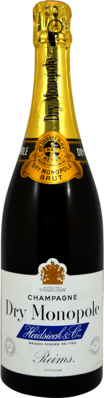 Envio grátis | Espumante branco Piper-Heidsieck Espécime de Colecionador década de 1970 Brut A.O.C. Champagne Champagne Reino Unido 75 cl