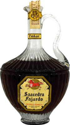 Brandy Conhaque José Barceló Alemán Coñac Saavedra Fajardo Espécime de Colecionador 75 cl