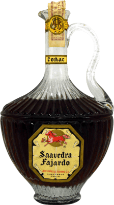 Brandy Conhaque José Barceló Alemán Coñac Saavedra Fajardo 75 cl Exemplar de colecionador Não Próprio para Consumo