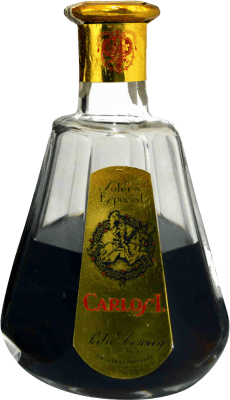 Brandy Conhaque Pedro Domecq Carlos I Solera Especial con Estuche Espécime de Colecionador década de 1970 75 cl