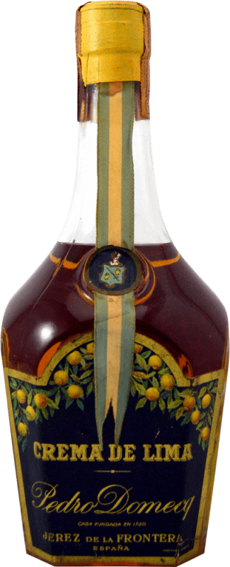 44,95 € | Liqueur Cream Pedro Domecq Crema de Lima Collector's Specimen 1970's Spain Bottle 75 cl