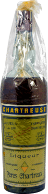 Liköre Unión Agrícola Chartreuse 1950's Vert — Grüne 75 cl Sammlerstück Nicht zum Verzehr Geeignet