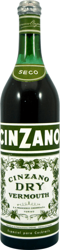 33,95 € | Вермут Cinzano Коллекционный образец 1960-х гг сухой Италия 75 cl