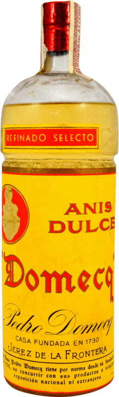 Envoi gratuit | Anisée Pedro Domecq 1970's Dulce — Doux Espagne 1 L Objet de Collection Non Destinée à la Consommation