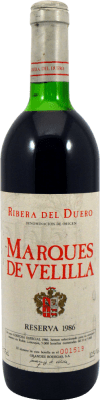 Grandes Bodegas Marqués de Velilla Spécimen de Collection Rioja Réserve 75 cl