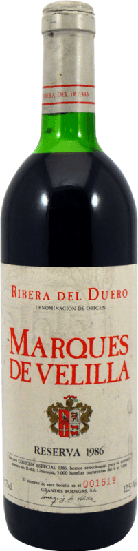 27,95 € | Vinho tinto Grandes Bodegas Marqués de Velilla Espécime de Colecionador Reserva D.O.Ca. Rioja La Rioja Espanha 75 cl