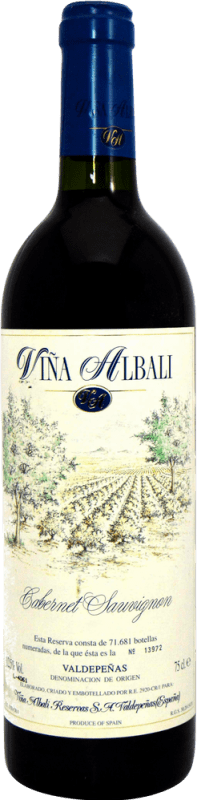 Envoi gratuit | Vin Rouge Félix Solís Viña Albali D.O. Valdepeñas Castilla La Mancha Espagne Cabernet Sauvignon 75 cl Objet de Collection Non Destinée à la Consommation