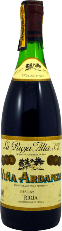 55,95 € | Vinho tinto Rioja Alta Viña Ardanza Espécime de Colecionador Reserva 1985 D.O.Ca. Rioja La Rioja Espanha 75 cl