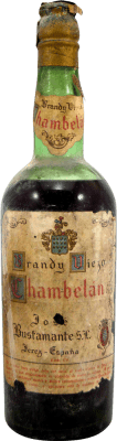 Brandy Conhaque José Bustamante Chambelan Jerez Espécime de Colecionador década de 1940