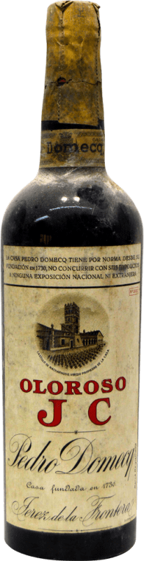 Envoi gratuit | Vin fortifié Pedro Domecq Oloroso Spécimen de Collection années 1940's Espagne 75 cl