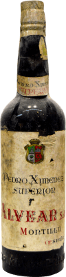Alvear 1940's Pedro Ximénez Superior 75 cl Sammlerstück Nicht zum Verzehr Geeignet