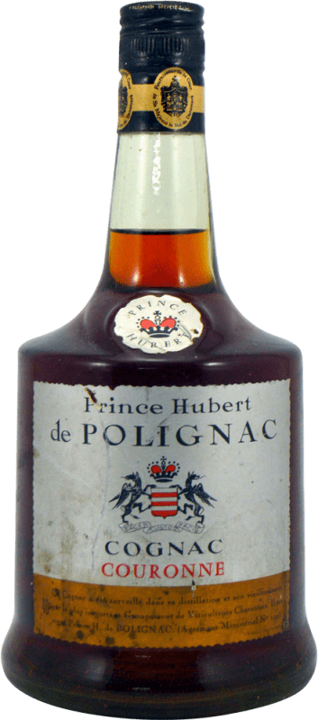 148,95 € Envio grátis | Cognac Conhaque Prince Hubert de Polignac Espécime de Colecionador década de 1970 A.O.C. Cognac