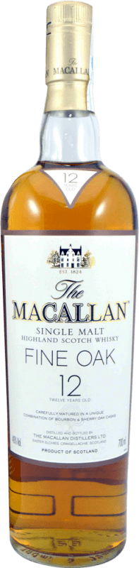 Free Shipping | Whisky Single Malt Macallan Fine Oak 1st Edition Collector's Specimen United Kingdom 12 Years 70 cl