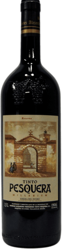 224,95 € | Vino tinto Pesquera Milenium 1996 D.O. Ribera del Duero Castilla y León España Tempranillo Botella Magnum 1,5 L