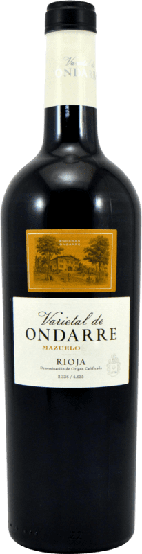 15,95 € | Red wine Ondarre Varietal D.O.Ca. Rioja The Rioja Spain Mazuelo Bottle 75 cl