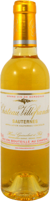 Бесплатная доставка | Белое вино Henri Guinalbert Château Villefranche A.O.C. Sauternes Франция Sauvignon White, Sémillon, Muscat Половина бутылки 37 cl