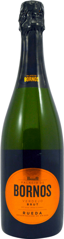 9,95 € | 白起泡酒 Palacio de Bornos 香槟 D.O. Rueda 卡斯蒂利亚莱昂 西班牙 Verdejo 75 cl