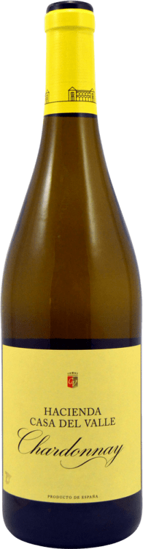5,95 € | Vin blanc Casa del Valle I.G.P. Vino de la Tierra de Castilla Castilla La Mancha Espagne Chardonnay 75 cl