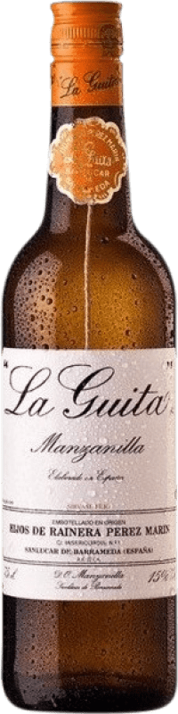 Spedizione Gratuita | Vino fortificato Hijos de Rainera Pérez Marín La Guita D.O. Manzanilla-Sanlúcar de Barrameda Andalusia Spagna Mezza Bottiglia 37 cl