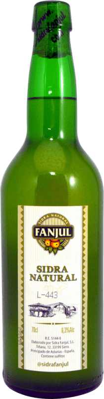 2,95 € Kostenloser Versand | Apfelwein Casería San Juan Fanjul Natural — Natürlich Manzana — Apfel