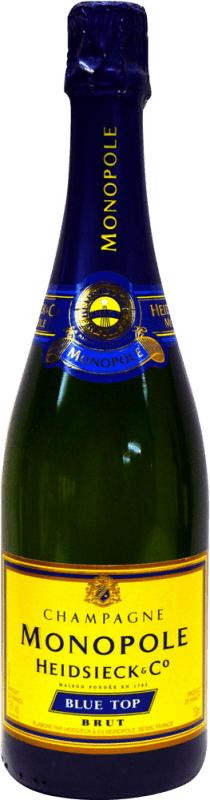 Kostenloser Versand | Weißer Sekt Heidsieck Monopole A.O.C. Champagne Champagner Frankreich 75 cl