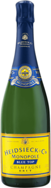 Бесплатная доставка | Белое игристое Heidsieck Monopole A.O.C. Champagne шампанское Франция 75 cl