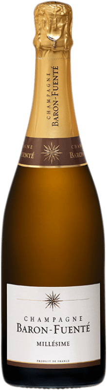 51,95 € | 白スパークリングワイン Baron-Fuenté Millésimé Brut A.O.C. Champagne シャンパン フランス Pinot Black, Chardonnay, Pinot Meunier 75 cl