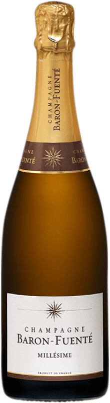 Free Shipping | White sparkling Baron-Fuenté Millésimé Brut A.O.C. Champagne Champagne France Pinot Black, Chardonnay, Pinot Meunier 75 cl