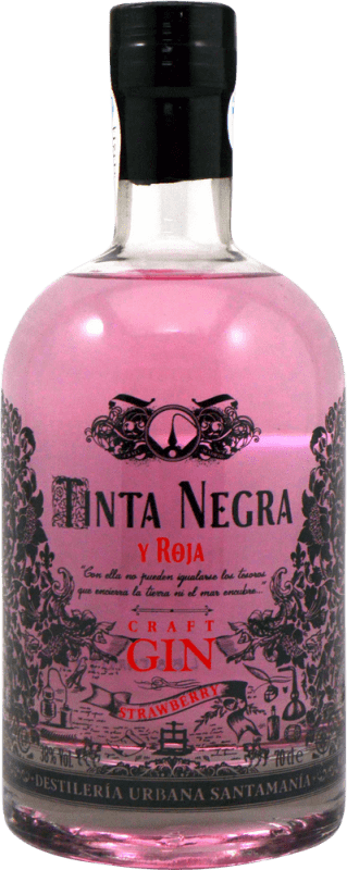 11,95 € 免费送货 | 金酒 Gin Santamanía Tinta Negra y Roja Craft Strawberry — 草莓