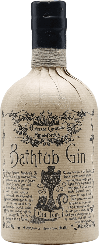 Kostenloser Versand | Gin Cornelius Ampleforth Bathtub Old Tom Großbritannien Medium Flasche 50 cl