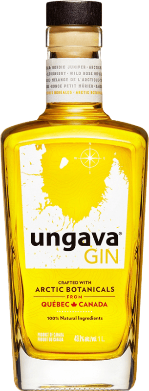 Бесплатная доставка | Джин Ungava Canadian Premium Gin Канада 1 L