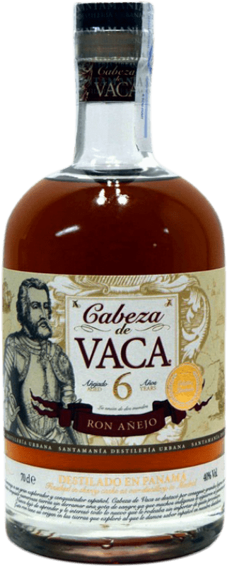 Free Shipping | Rum Unique Cabeza de Vaca Añejo Panama 6 Years 70 cl